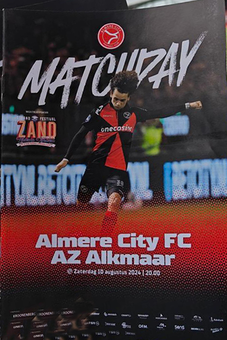AZ Programma 10-aug-2024 Almere City uit